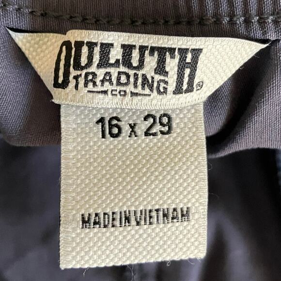 Duluth Trading Company Pants Womens Cargo Work Hiking Work Utility Dark Gray 16 - Picture 3 of 12